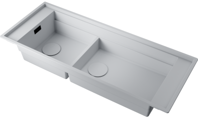 Детальное фото товара: Omoikiri Sintesi Pro 114-2-WH, мойка, керамика, белый