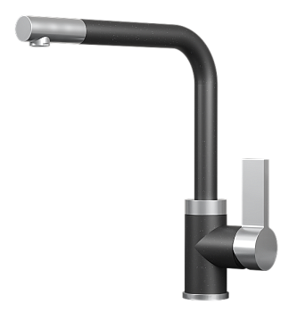 Фото товара: GRANULA 5504 смеситель, гранит, шварц