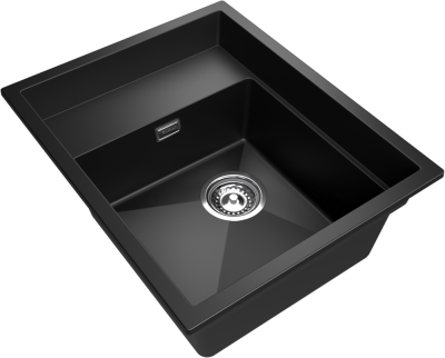 Детальное фото товара: Rivelato NOBILE NB-544-L antracite, мойка, гранит, антрацит