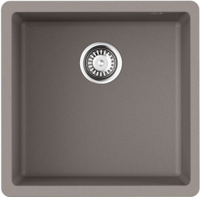 Omoikiri Bosen 44-U-GR, мойка, гранит, leningrad grey