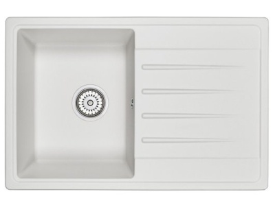 Детальное фото товара: GRANULA 7602 мойка, гранит, белый