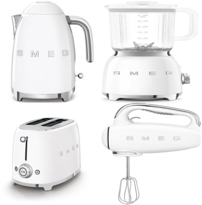 Детальное фото товара: Smeg KLF03WHEU + TSF01WHEU + BCC12WHMEU + BLF03WHEU + HBF03WHEU + HMF01WHEU + CJF11WHEU + KBSF02WH