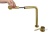Детальное фото товара: Emar EC-7027 PVD Golden, смеситель, золото