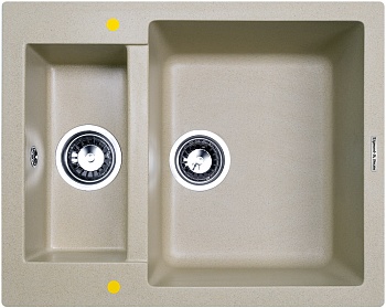 Zigmund & Shtain RECHTECK 600.2, мойка, речной песок Фото товара: Zigmund & Shtain RECHTECK 600.2, мойка, речной песок