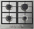 Фото товара: Korting HG 665 CX газовая поверхность