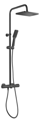 Детальное фото товара: Oulin OL-HT-2307, душевая система, черный матовый