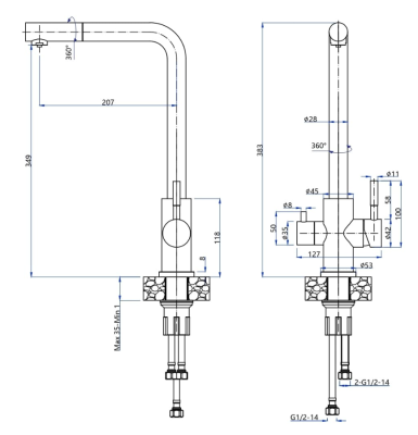 Схема встраивания