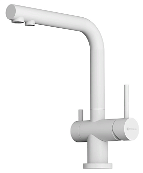 Фото товара: Omoikiri Nagano-P-WH, смеситель, гранит, белый