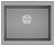 Фото товара: Paulmark GERA 60, мойка, гранит, серый