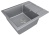 Детальное фото товара: Paulmark FLUGEN 50-600, мойка, гранит, серый металлик
