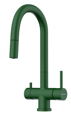 Детальное фото товара: Omoikiri Akita-S RG, смеситель, royal green