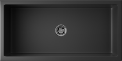 Omoikiri Mikura 91 BL, мойка, керамика, черный