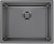 Фото товара: ALVEUS QUADRIX MONARCH 50 ANTHRACITE, мойка, нерж.сталь,антрацит (в комплекте с выпуском без сифона)