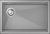 Rivelato LINO LN-654-L grigio metallizz, мойка, гранит, серый металлик Детальное фото товара: Rivelato LINO LN-654-L grigio metallizz, мойка, гранит, серый металлик