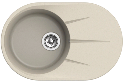 Детальное фото товара: Ewigstein Rund R- 50F, мойка, гранит, темно-бежевый