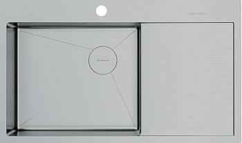 Фото товара: Omoikiri Akisame 86-IN-L Side , мойка, нержавеющая сталь, чаша слева