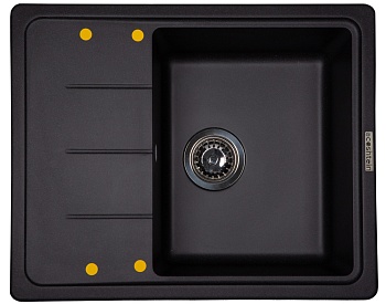 Фото товара: Ecoshtein RECHTECK 620, мойка, гранит, антрацит