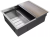 Paulmark NEXT-MULTI SINK 54-L UNI, мойка, нержавеющая сталь брашированная Детальное фото товара: Paulmark NEXT-MULTI SINK 54-L UNI, мойка, нержавеющая сталь брашированная