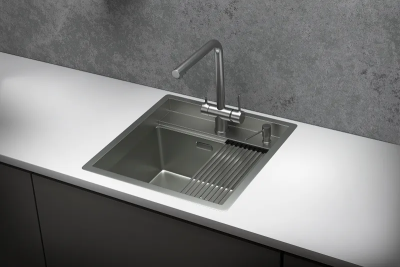 Детальное фото товара: GRANULA 5051 мойка, сталь матовая