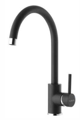 Фото товара: ALVEUS ROXA G91 CARBON, смеситель, гранит, карбон