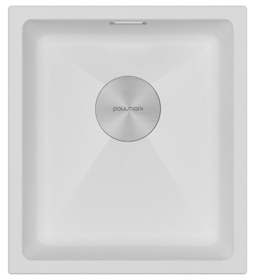 Paulmark LUMI 41UNI, мойка, гранит, белый