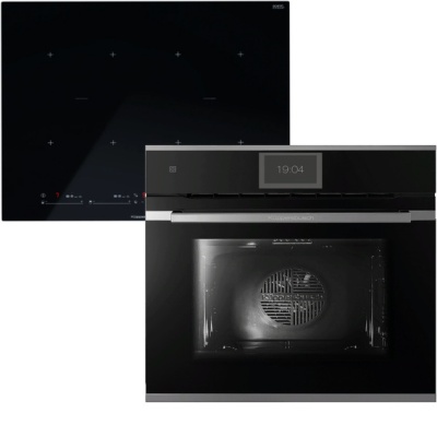 Фото товара: Kuppersbusch KI 6880.1 SR + B 6850.0 S3 Silver Chrome