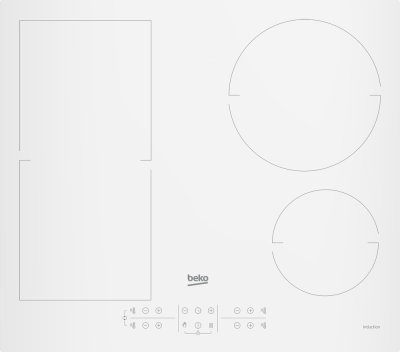 Детальное фото товара: Beko HII64200FMTX индукционная поверхность