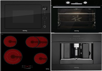 Фото товара: KORTING HK 62550 B + OKB 8951 EN ST + KMI 825 TGN + KCM 9200 BG