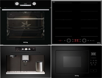 Фото товара: KORTING HIB 68700 B QUADRO + OKB 8921 ESN + KMI 827 GN + KCM 9830 BCG