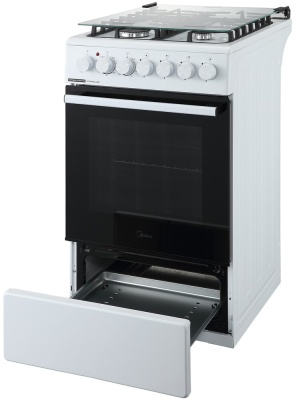 Детальное фото товара: Midea MFO-M4G20T4E(WH) газовая поверхность