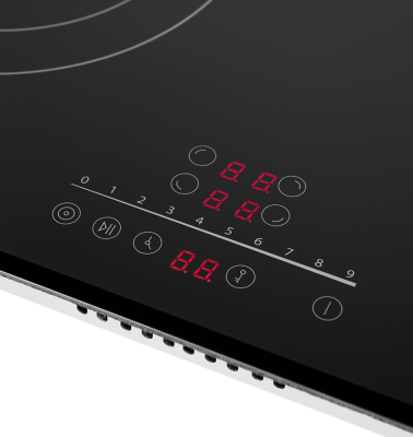 Детальное фото товара: MILLEN MEH 602 BL стеклокерамическая поверхность