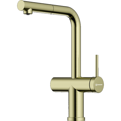 Omoikiri Karatsu-S LG, смеситель, светлое золото