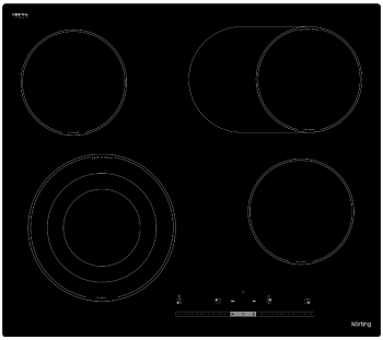 Фото товара: Korting HK 63910 B стеклокерамическая поверхность