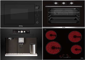 Фото товара: KORTING HK 63500 B + OKB 370 CMX + KMI 825 TGN + KCM 9830 BCG