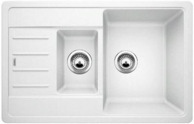 Детальное фото товара: Blanco Legra 6S Compact, мойка, гранит, белый