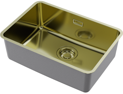 Детальное фото товара: Omoikiri Omi 53-U/I-LG Ultra Mini, мойка, нержавеющая сталь/светлое золото