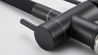 Детальное фото товара: Emar EC-3015 PVD Dark, смеситель, вороненая сталь