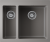 Детальное фото товара: Omoikiri Bosen 59-2A GR, мойка, керамика, leningrad grey
