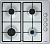 Фото товара: Bosch PBP6C5B62Q газовая поверхность