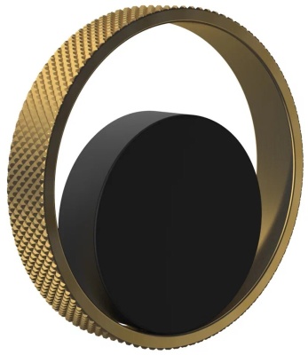 Paulmark ручка для смесителя URBAN, антрацит-брашированное золото