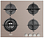 Фото товара: DeLonghi NSL 460 T RUS газовая поверхность