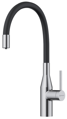 Omoikiri Yatomi-2-Plus BN-BL смеситель, нержавеющая сталь/черный