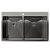 Фото товара: Rivelato RINOX 8050 В2 PVD black, мойка, нержавеющая сталь, черный