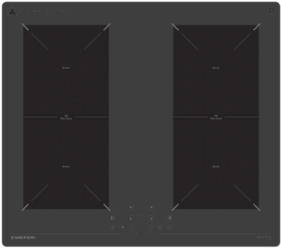 Детальное фото товара: MEFERI MIH604BK MATT ULTRA индукционная поверхность