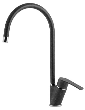 Фото товара: GranFest 5023, смеситель, мрамор, графит