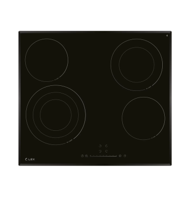 Детальное фото товара: LEX EVH 642C BL стеклокерамическая поверхность