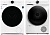 Фото товара: Midea стирка MF200W90WBS/W-RU + сушка MD200D90WB/W-RU + соед.эл MSKK-W01