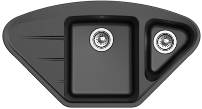 Детальное фото товара: Ewigstein Wink W- 80KF, мойка, гранит, черный