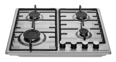 Maunfeld EGHS.64.3STS-ES/G Детальное фото товара: Maunfeld EGHS.64.3STS-ES/G газовая поверхность