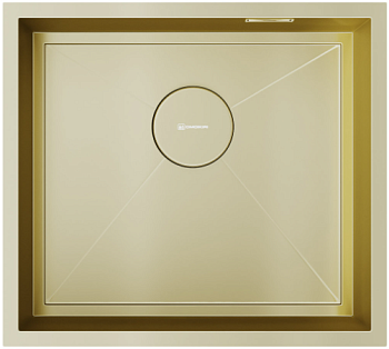 Фото товара: Omoikiri Kasen 49-16 INT LG, мойка, нержавеющая сталь/светлое золото